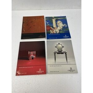 Christie's Auction Catalogs Lot 1983-1987 Important 20th Century Decorative Arts